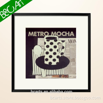 Coffee shop decor painting of Metro Mocha